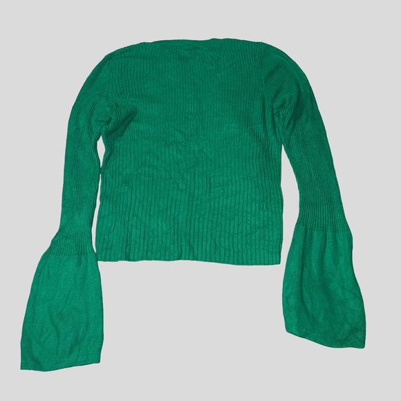 ASOS Emerald Ribbed Knit Top - Picture 5 of 6